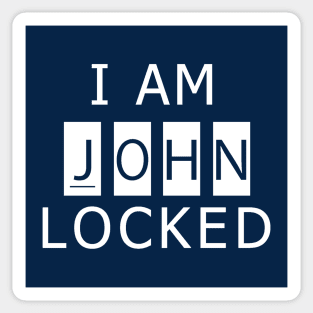 I Am Johnlocked Sticker